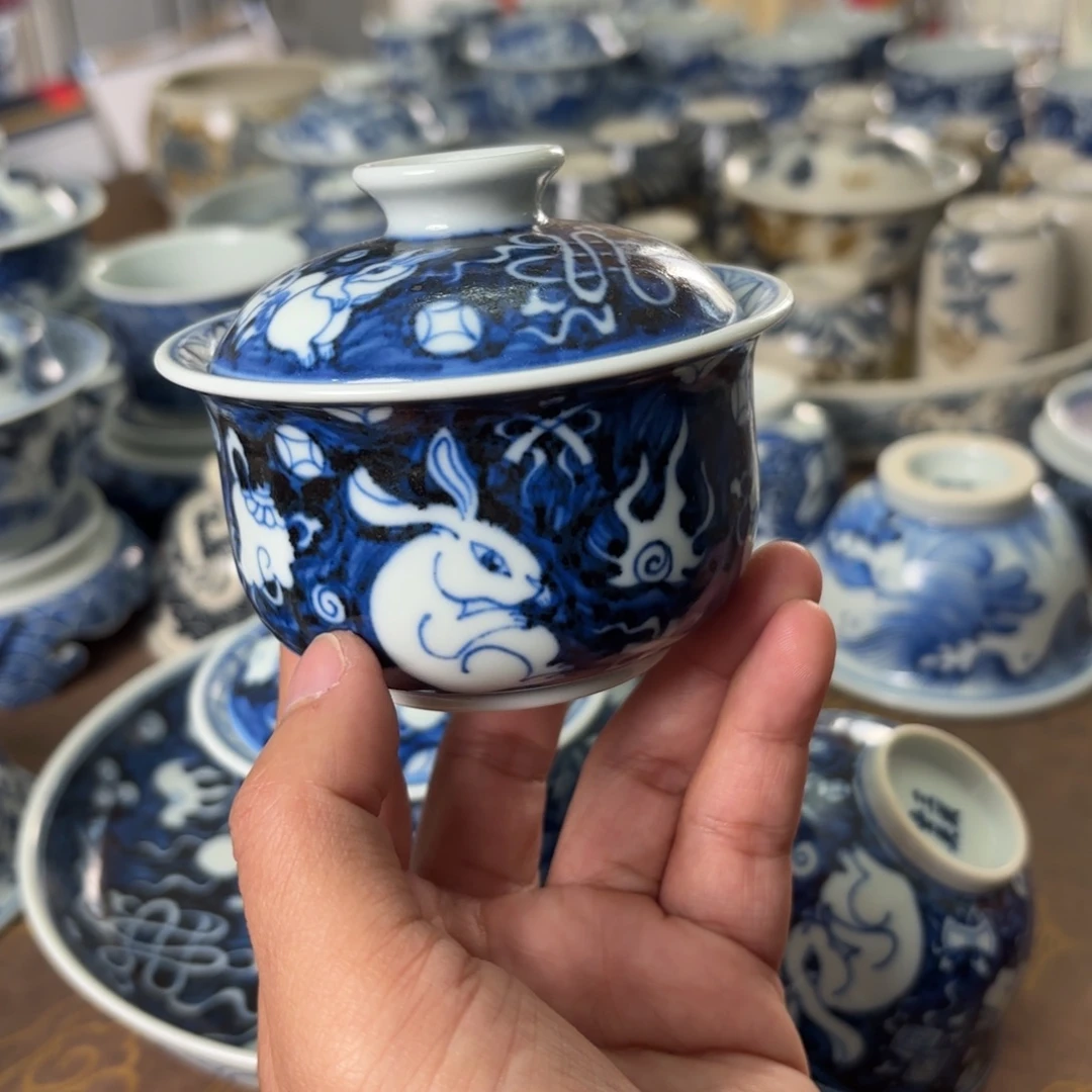 陶瓷摆件景德镇手绘茶器