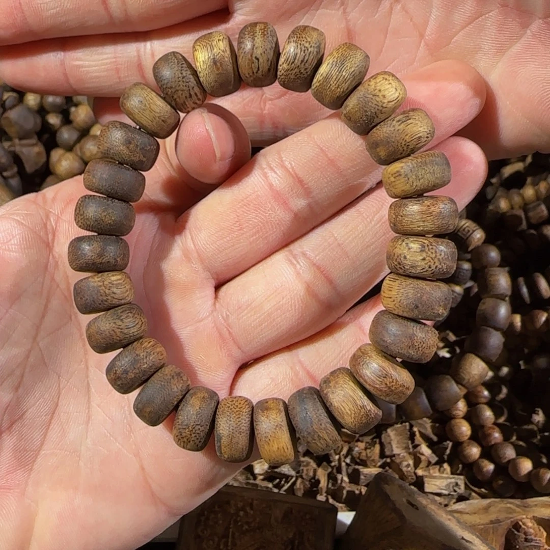 馬***森沉香手串乌身老料1.2高货15