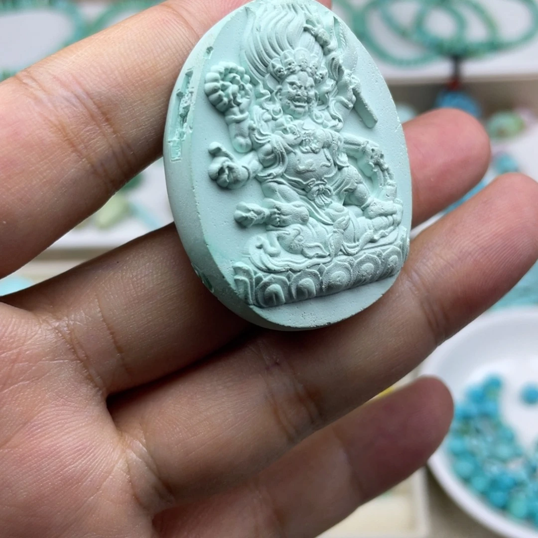 绿松石未镶嵌珠子