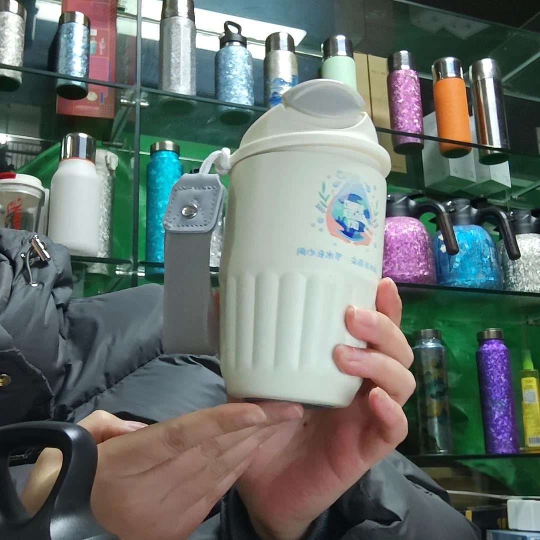 316不锈钢提手咖啡杯