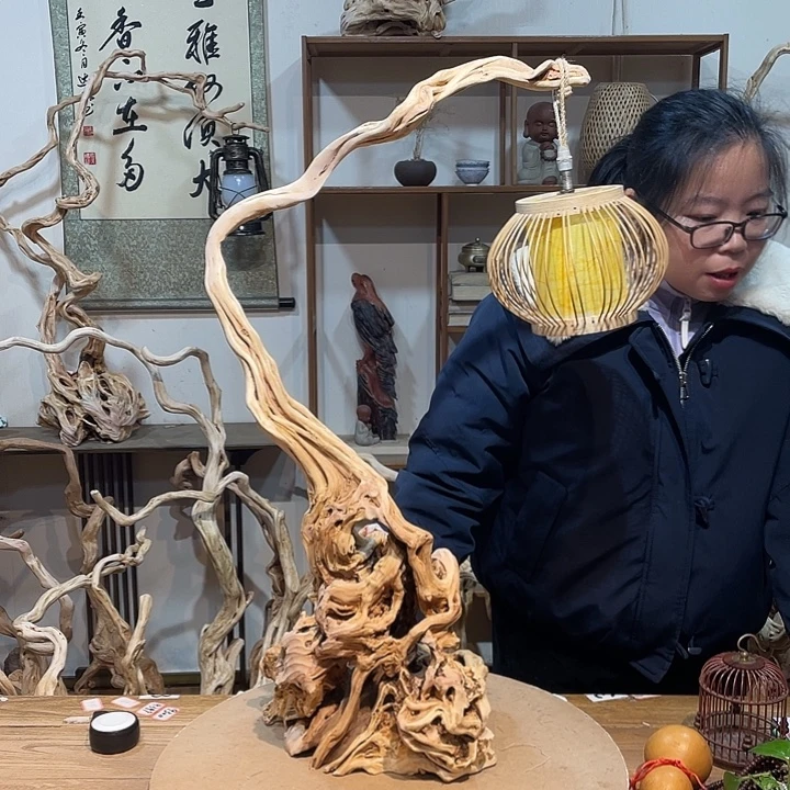 木杜鹃根根艺摆件23