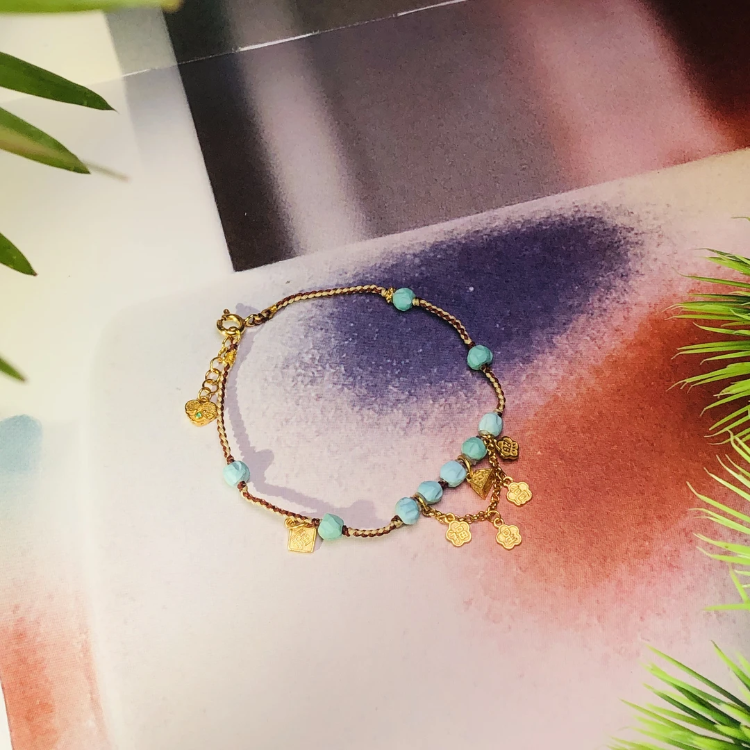 925银银制品 【桦雅珠宝】925银多宝手绳-多样性发一-Y519-自发