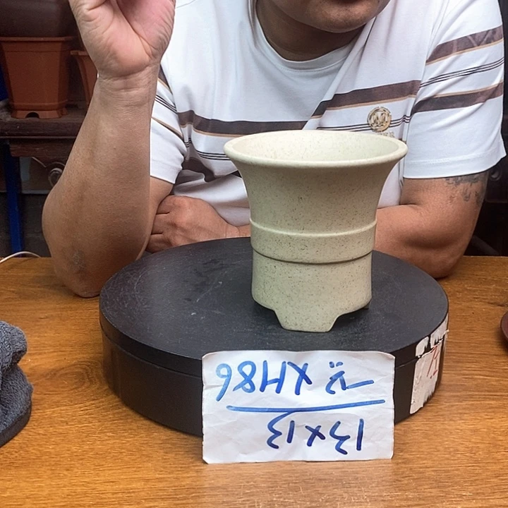 紫砂花盆货号一只XH86