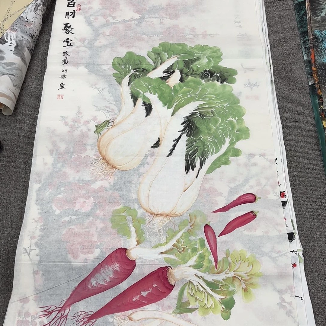 国画国画作品多次