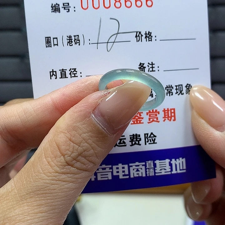翡翠戒指未镶嵌         8666
