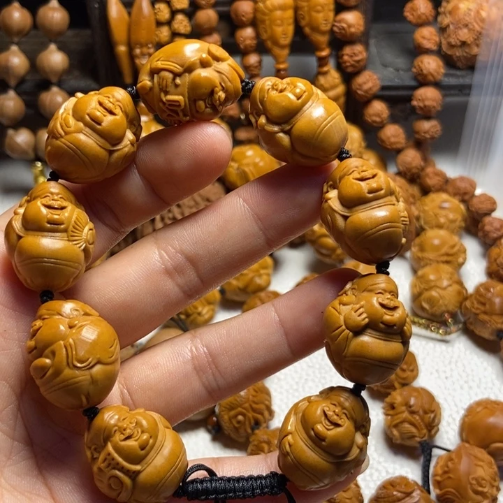 【闪购商品】橄榄核手串/手链嘟嘟财神1.9左右