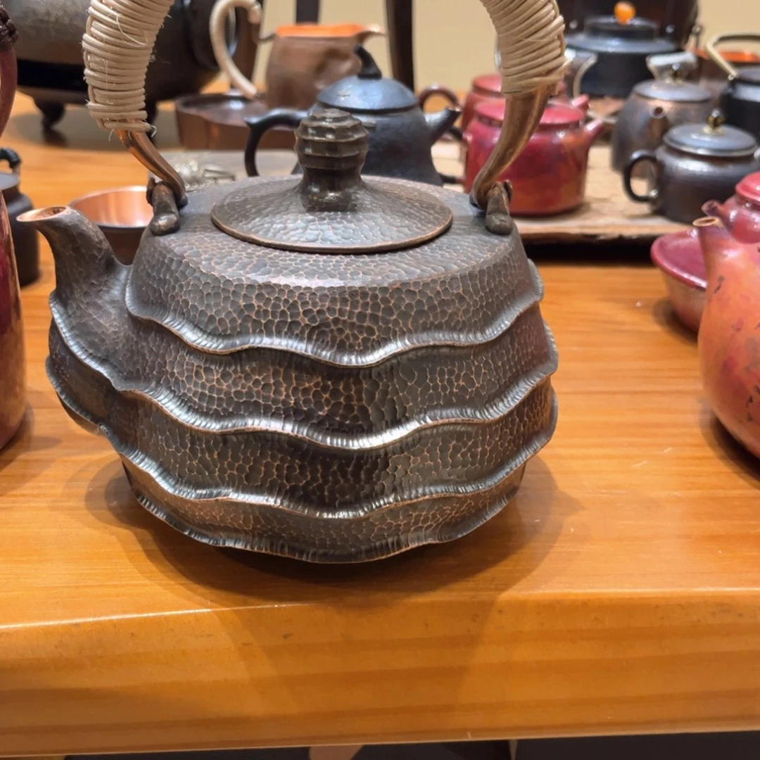 由****期复古海纳百川老师傅大壶手工锻打工艺