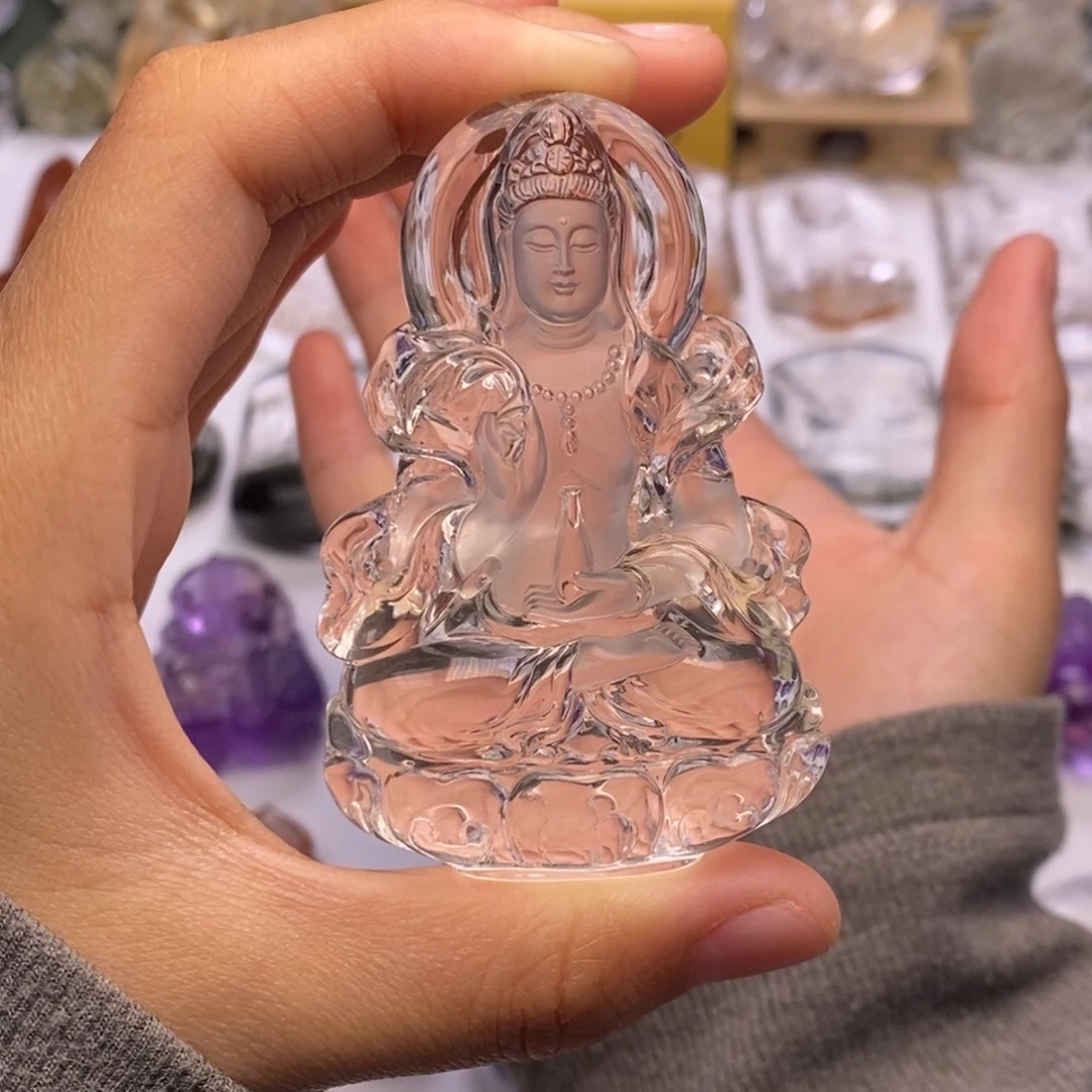 栖***隐水晶颈饰未镶嵌定制