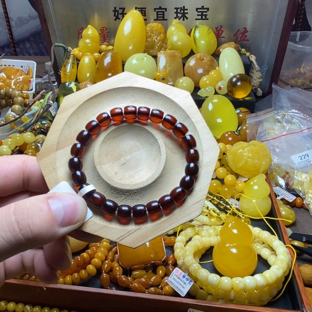 裸石琥珀未镶嵌蜜蜡