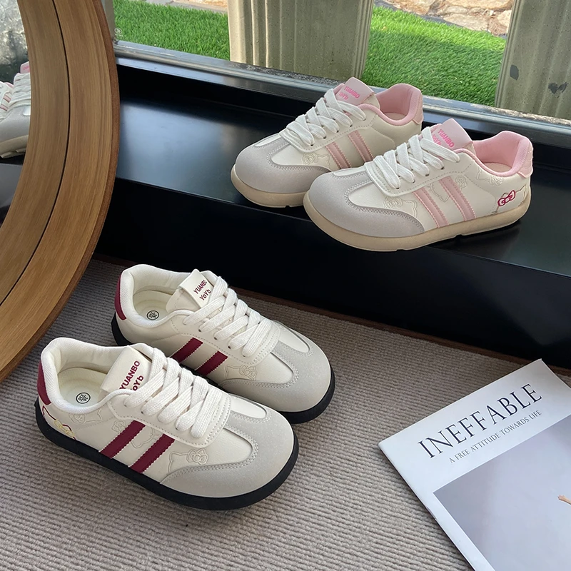 35-43码显脚小芒果头休闲板鞋女百搭小白鞋粉色德训鞋41大码女鞋