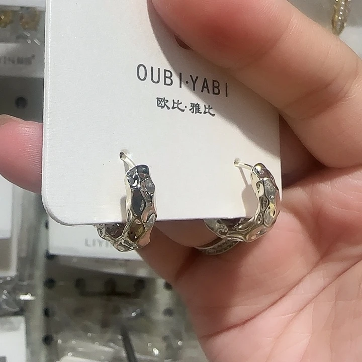 锆石纯铜合金耳扣浅金色