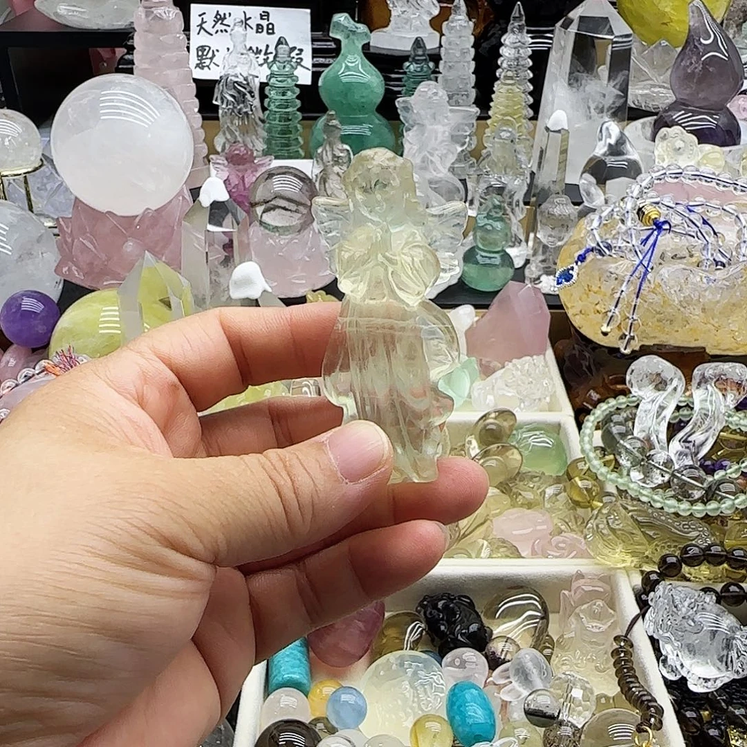 未镶嵌车挂水晶摆件