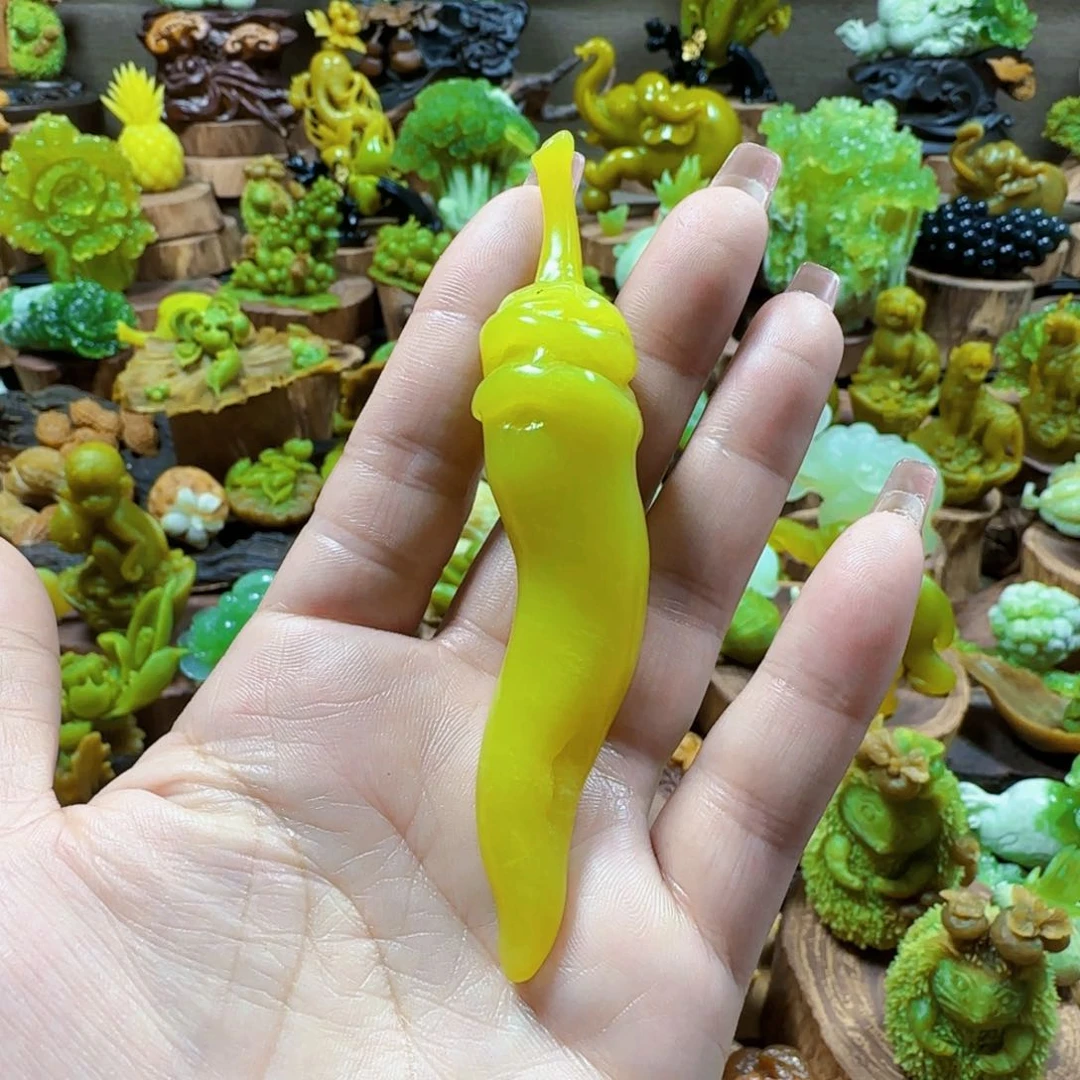 蛇纹石玉未镶嵌手把
