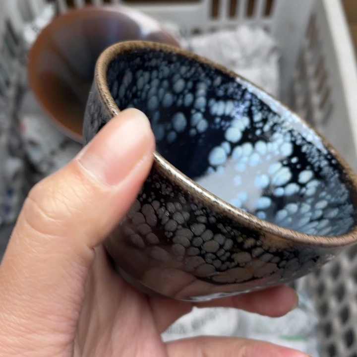 茶盏建窑建盏主人杯 微瑕