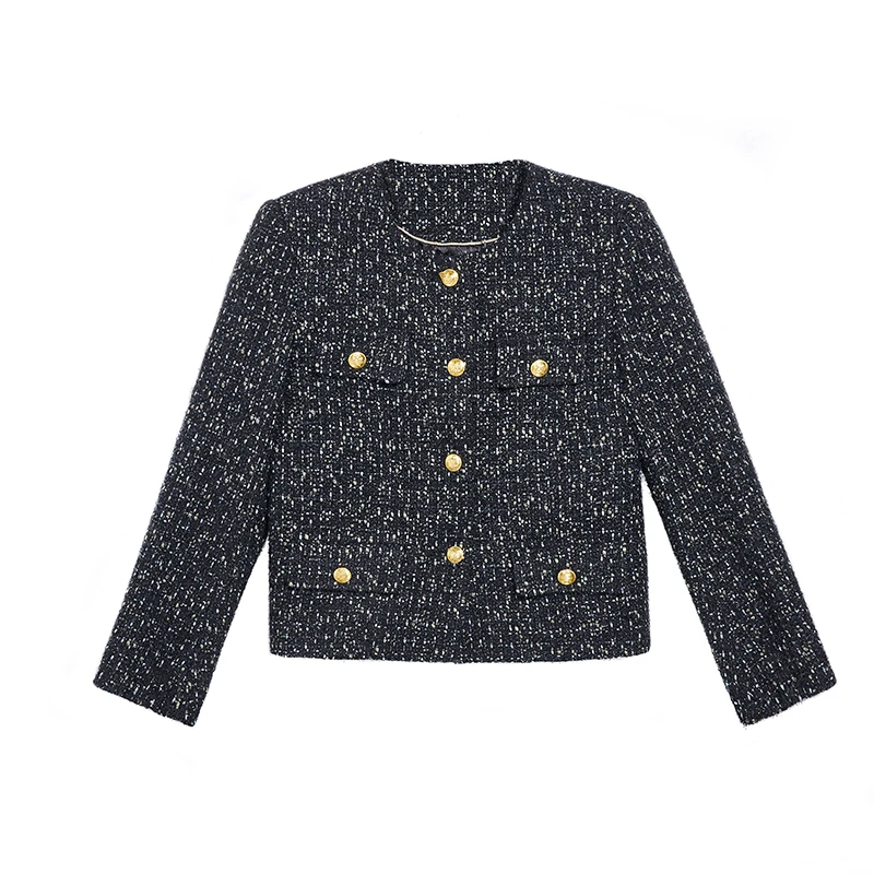 【李不了035】新款经典复古小香风外套10110D343SY0017