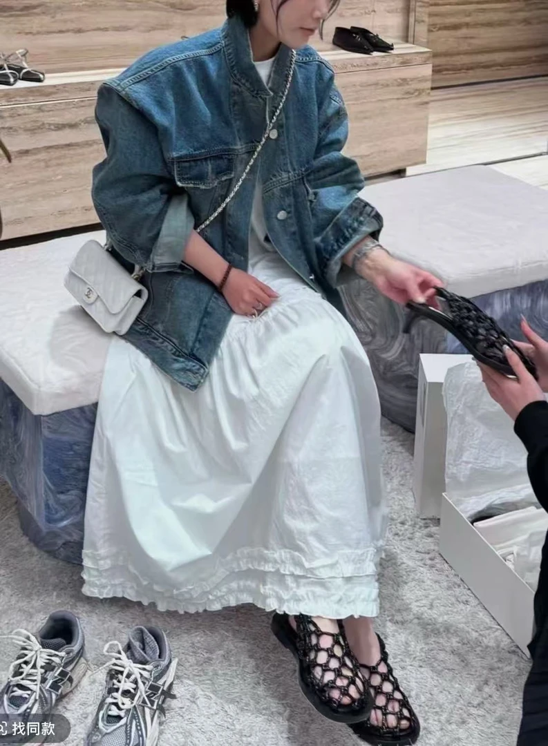 6329预【PINGJIE】2025高货半裙）韩版时尚休闲潮流舒适百搭洋气裙子