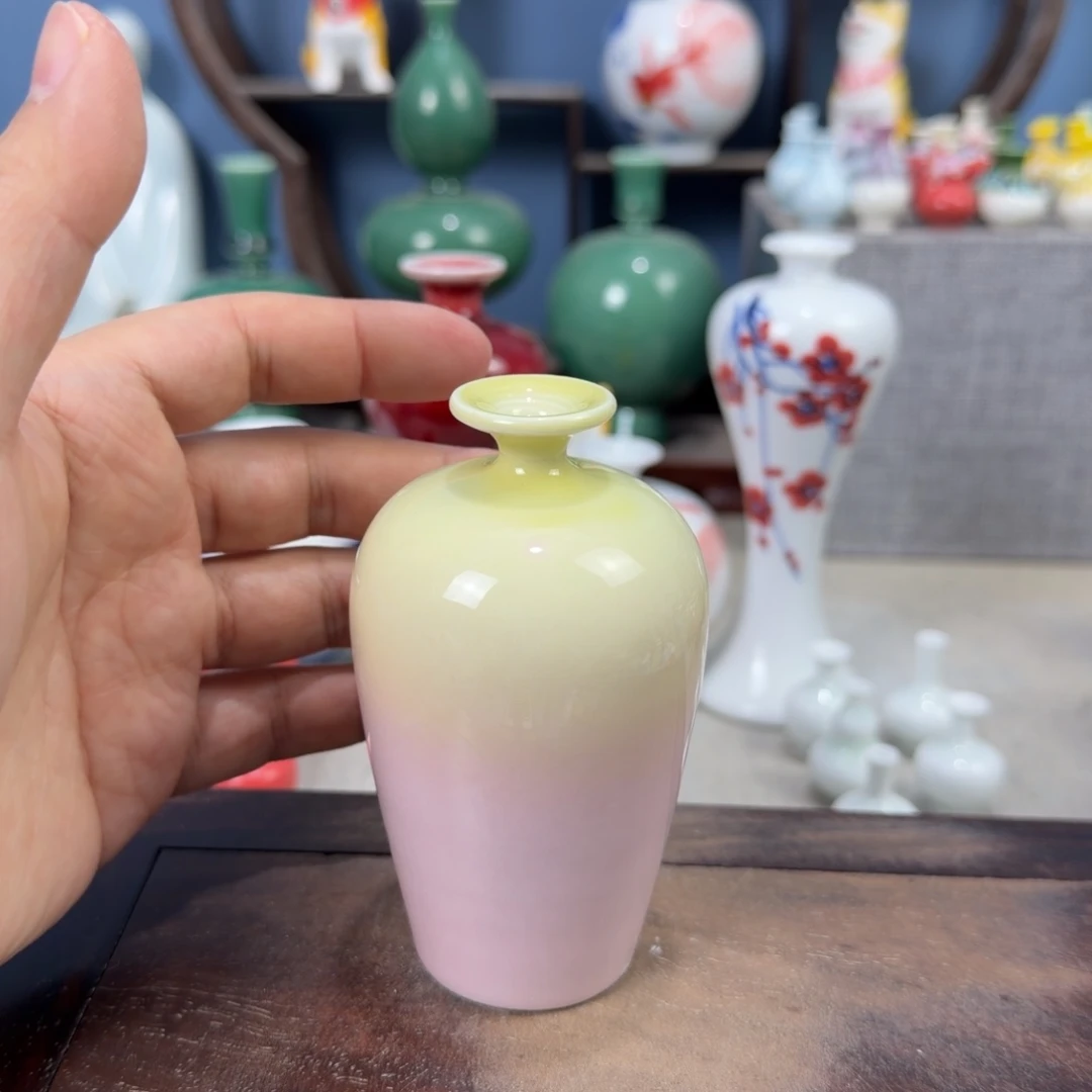 陶瓷手工小花器摆件