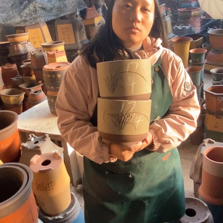 紫砂花盆紫砂花盆盆栽花卉苗木种植