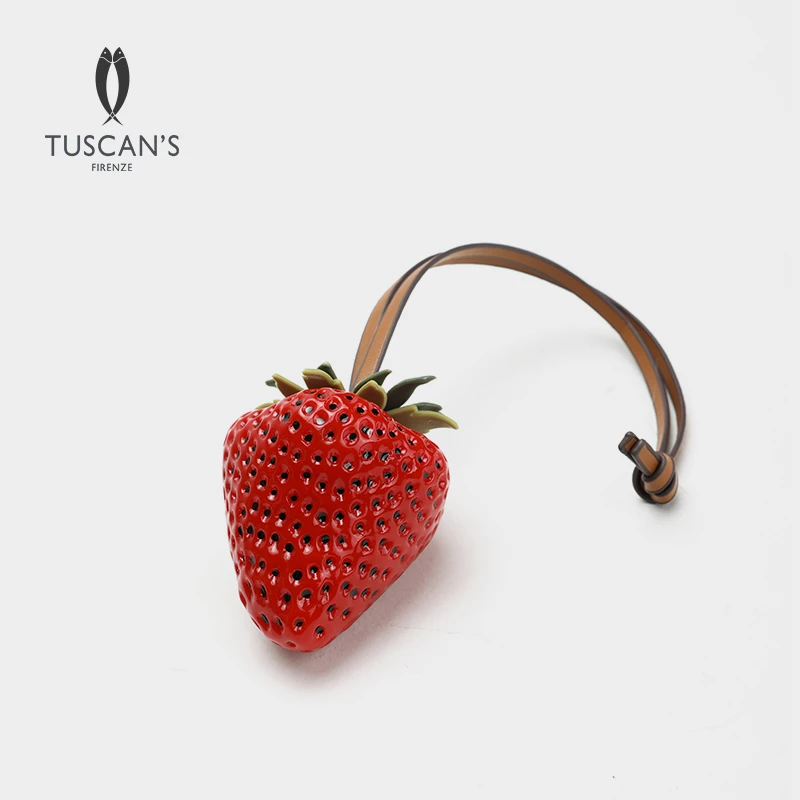 TUSCAN'S草莓包包挂件可爱水果背包挂饰配饰时代双鱼