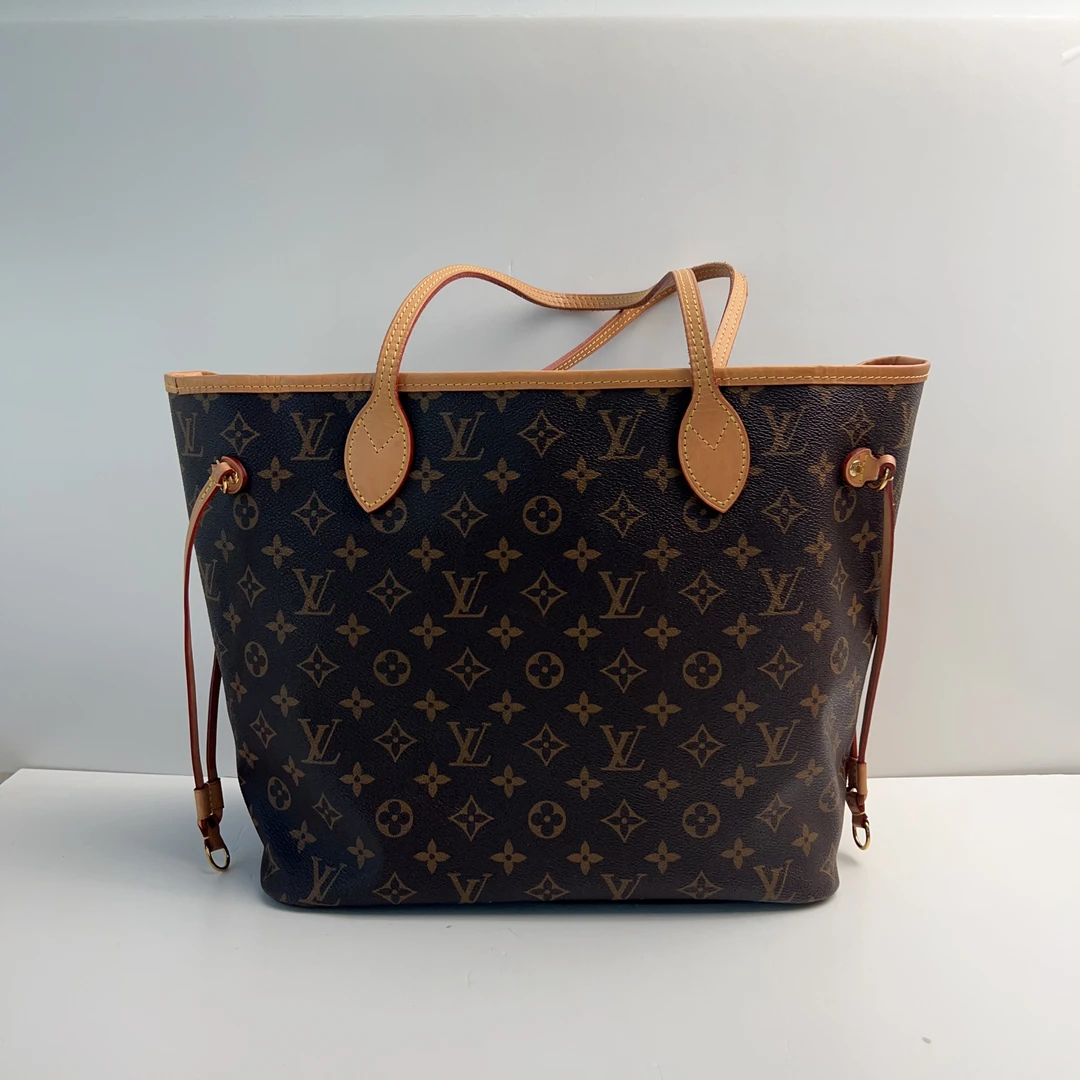 95新 LouisVuitton/路易威登 路易威登Neverfull中号红内芯片款