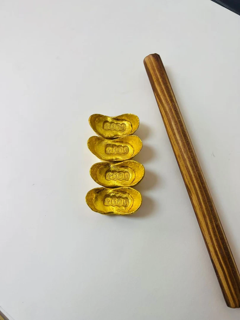 金色元宝摆件小元宝创意家具摆件财神鎏金黄色