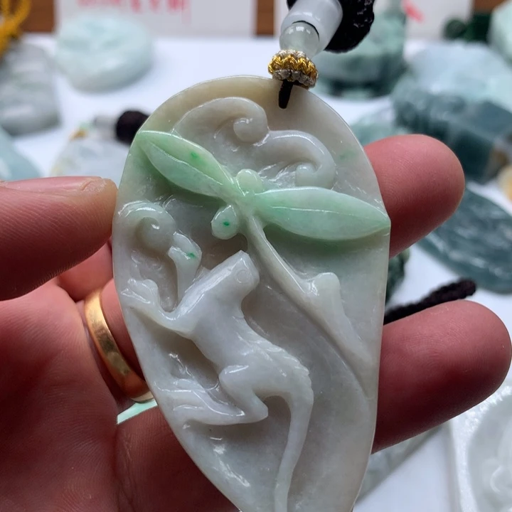 颈饰未镶嵌翡翠保真天然a货翡翠