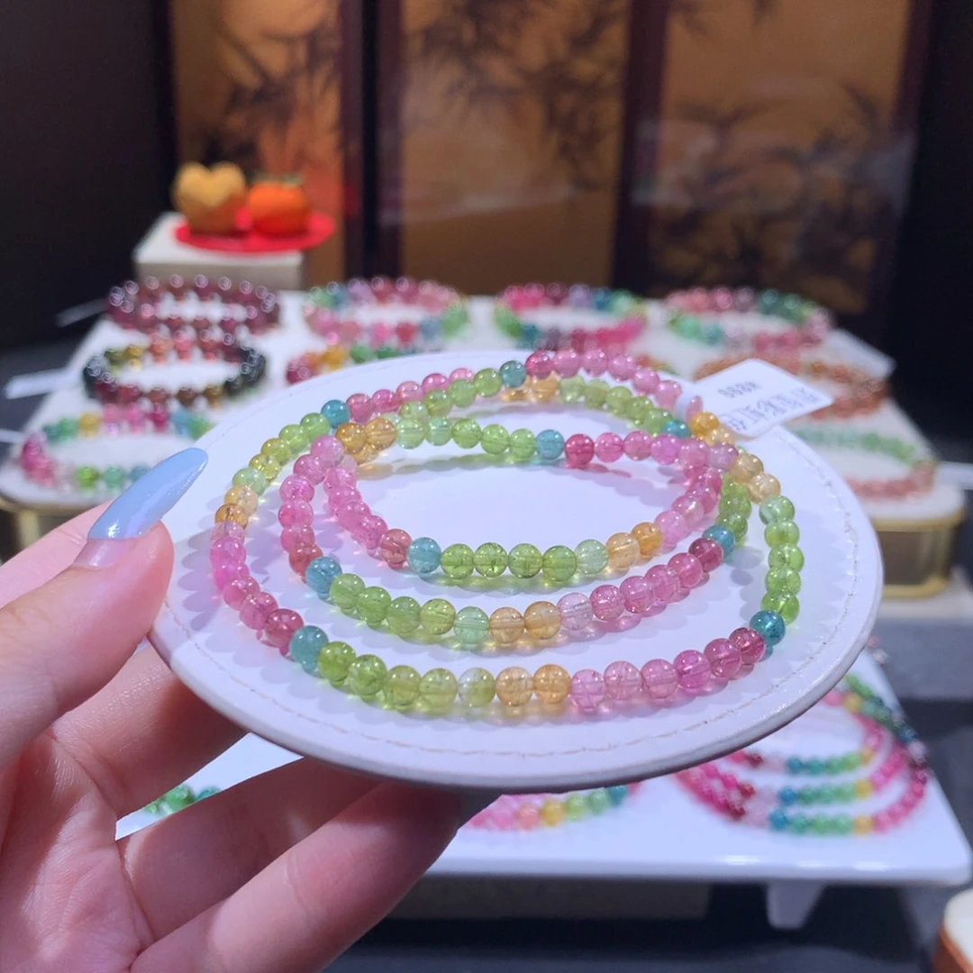 未镶嵌手链碧玺碧玺