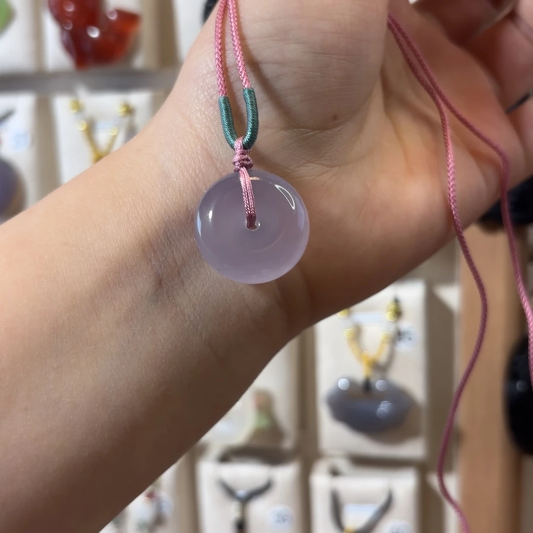 玛瑙/玉髓吊坠(赠链)未镶嵌汐***ヘ