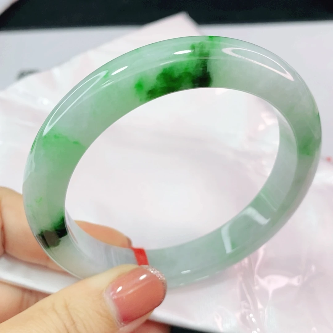 未镶嵌手镯翡翠61.3圈口