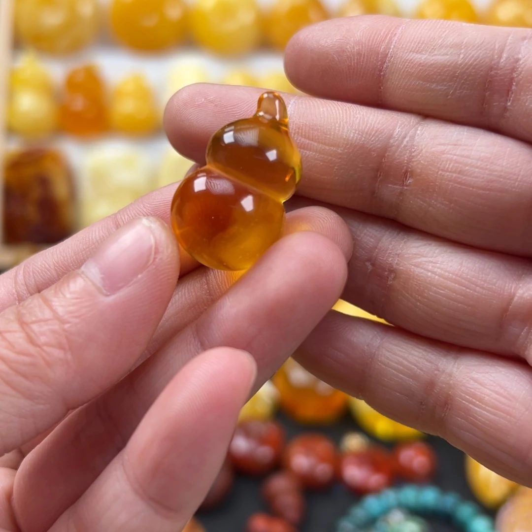 蜜蜡未镶嵌颈饰3.9克