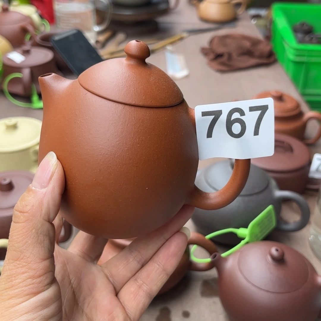 紫砂茶壶小红泥瑕疵240cc