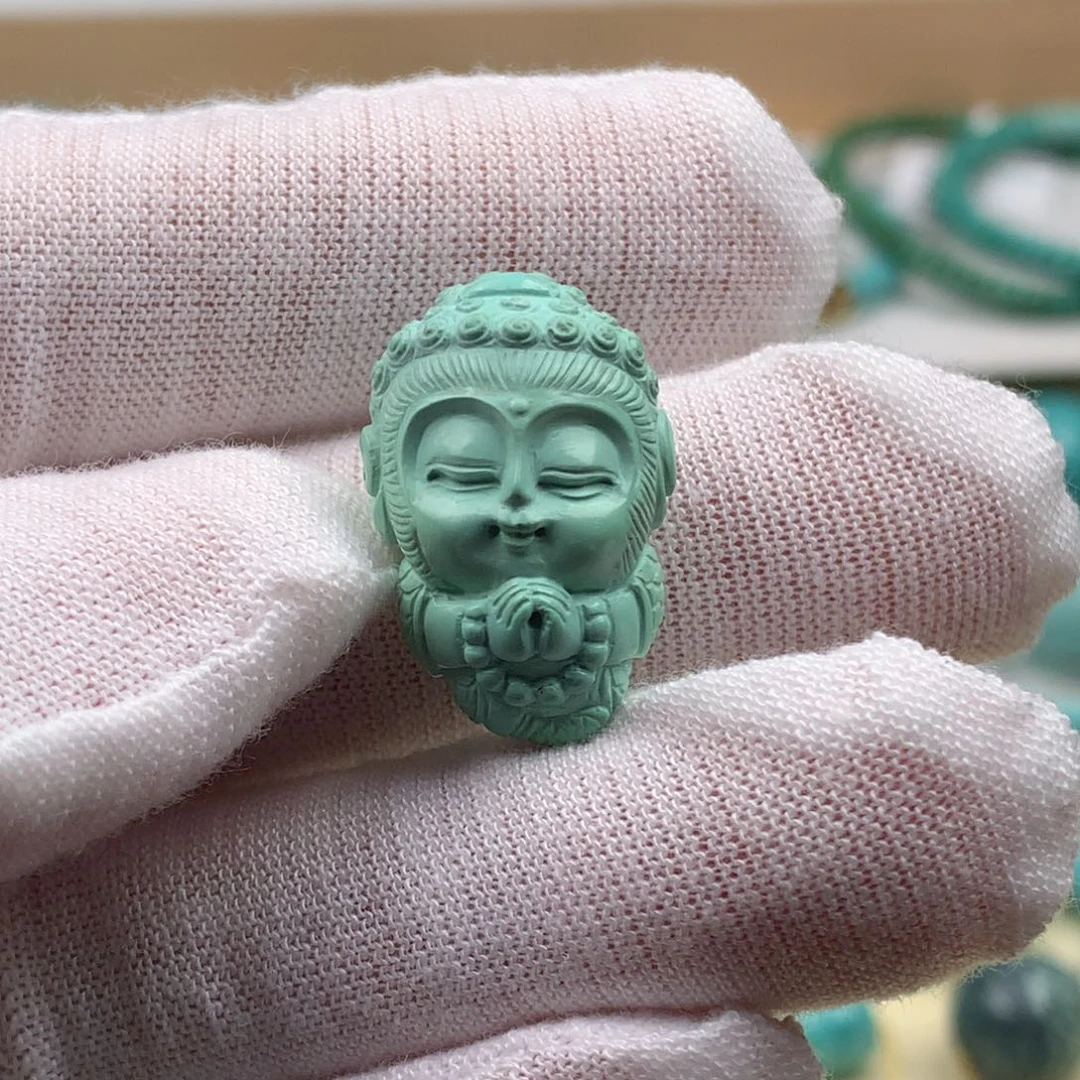 未镶嵌绿松石珠宝奇石