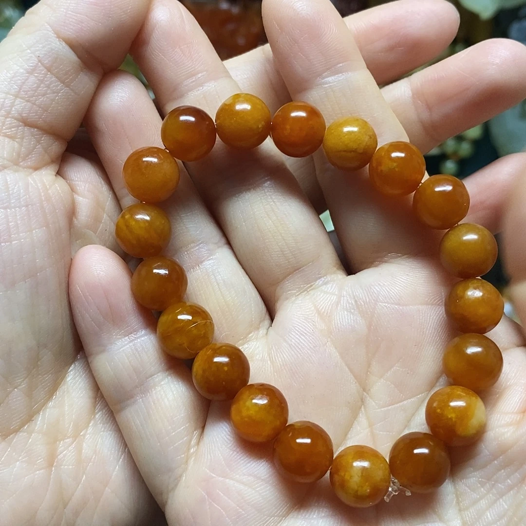 蛇纹石玉未镶嵌手链