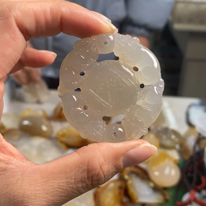 玛瑙/玉髓吊坠(不含链)未镶嵌