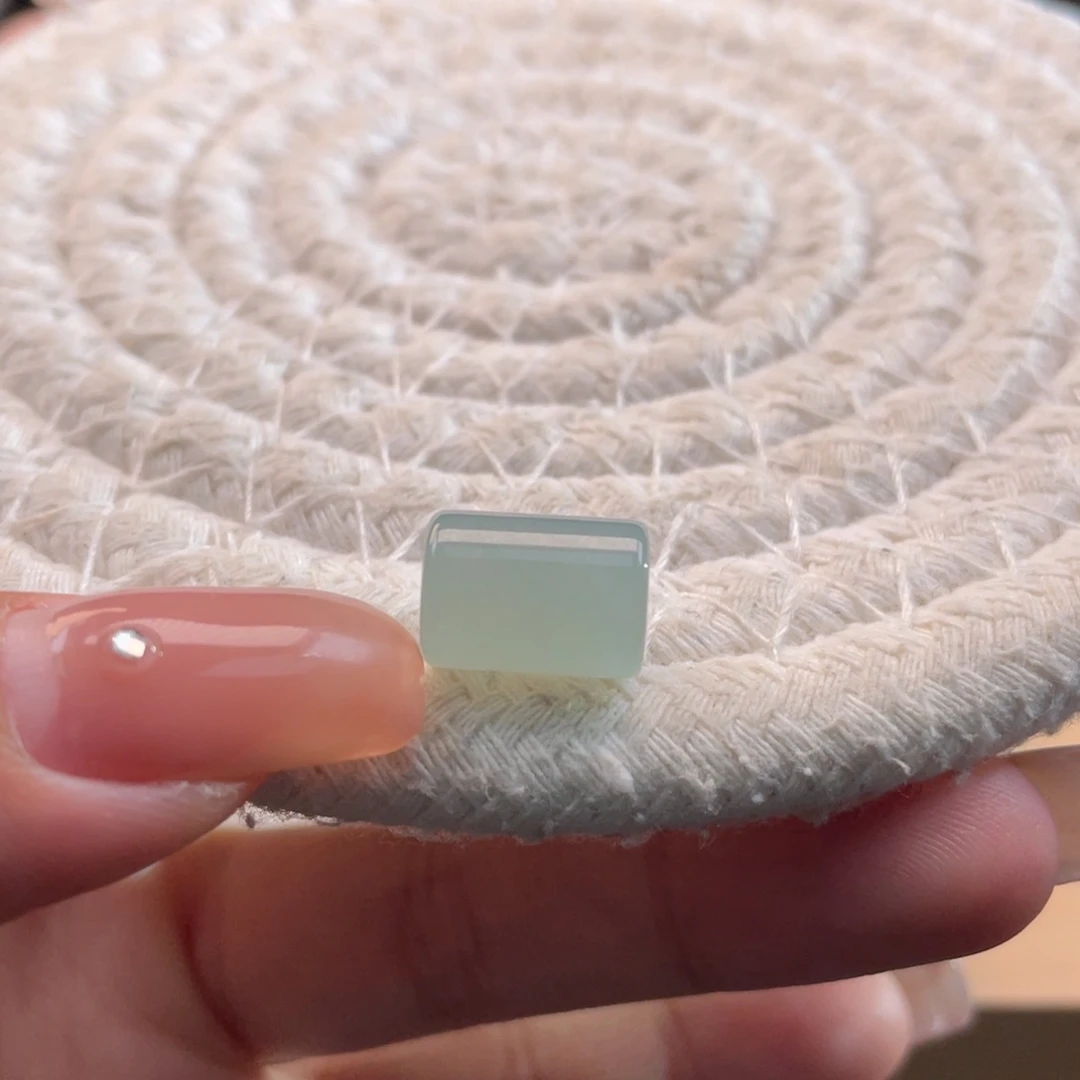 未镶嵌定制翡翠天然缅甸翡翠a货桶珠12.2-8.8