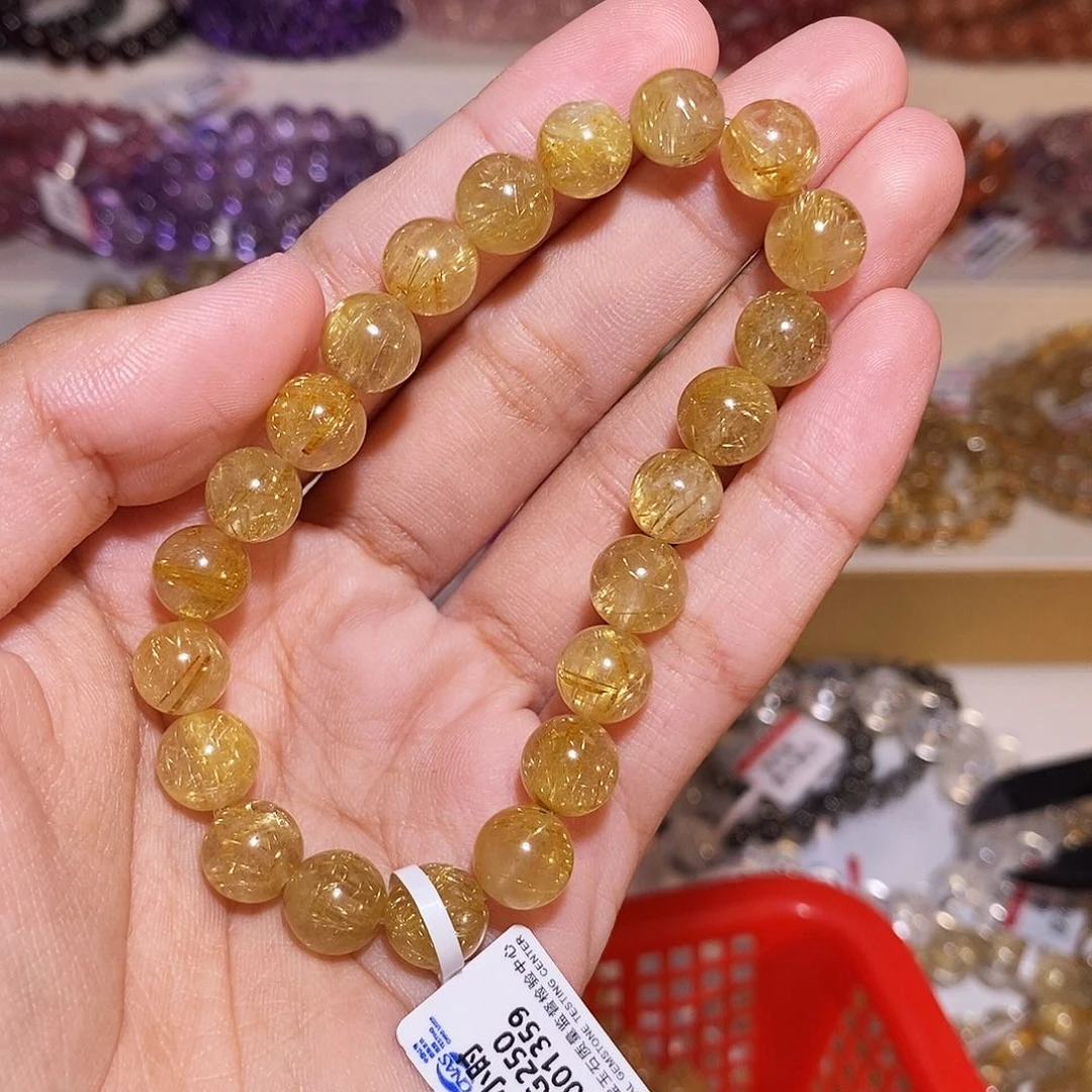 【闪购商品】发晶手串未镶嵌十**你发晶8.8mm