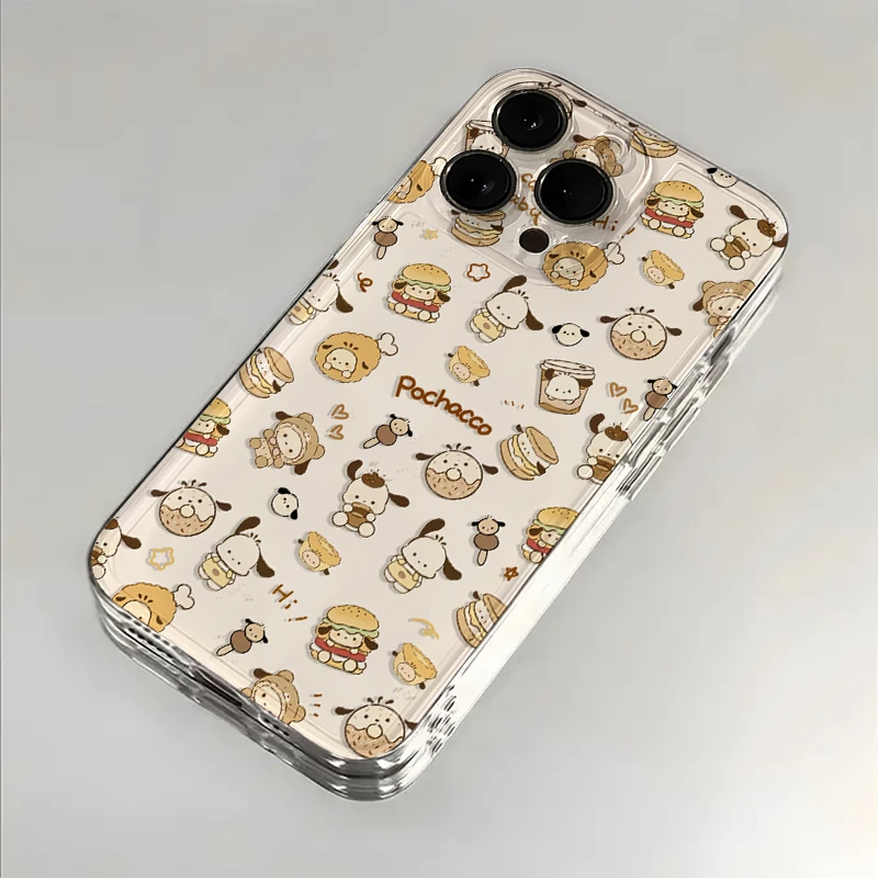 汉堡帕恰狗适用苹果16手机壳华为Pura70荣耀小米红米OPPOvivo软壳