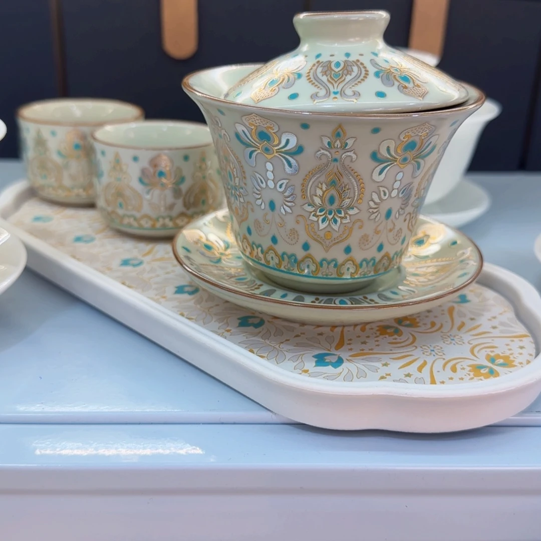 这些盖碗真好看！！！