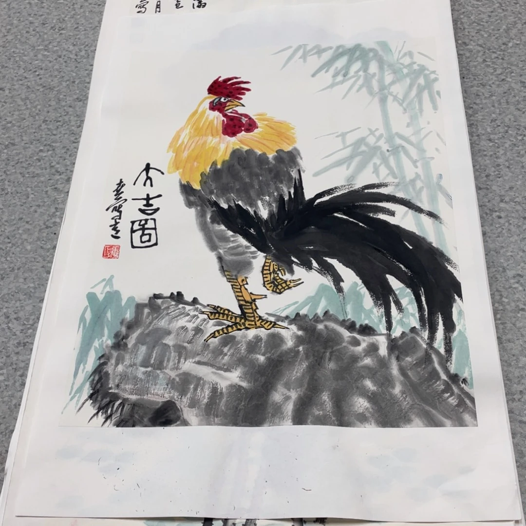 国画1.4平尺国画作品
