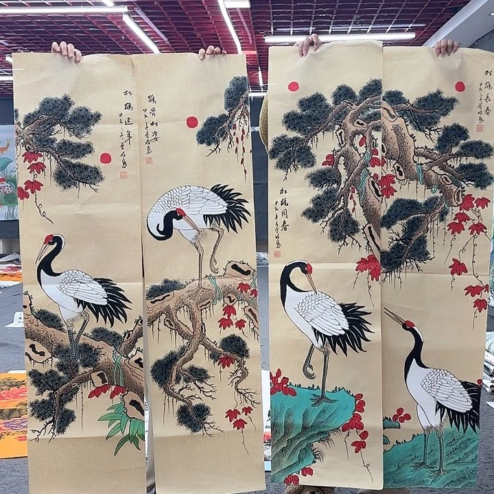 国画无毛和被绒毛或被绒毛