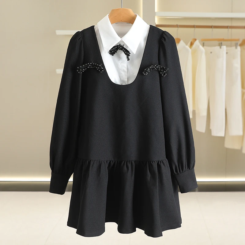 B3704-【25年艾家秋冬新款】时尚百搭连衣裙#ZIR58L013