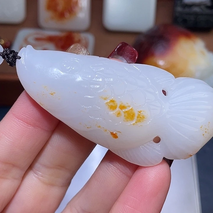 和田玉未镶嵌颈饰X7