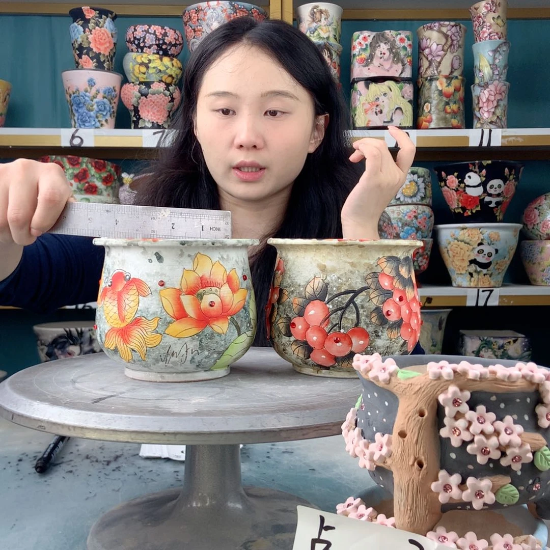 罐景德镇手工瑕疵999