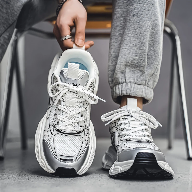 SENMA/森马爆款夏季厚底时尚运动鞋老爹鞋潮流增高鞋子男生男