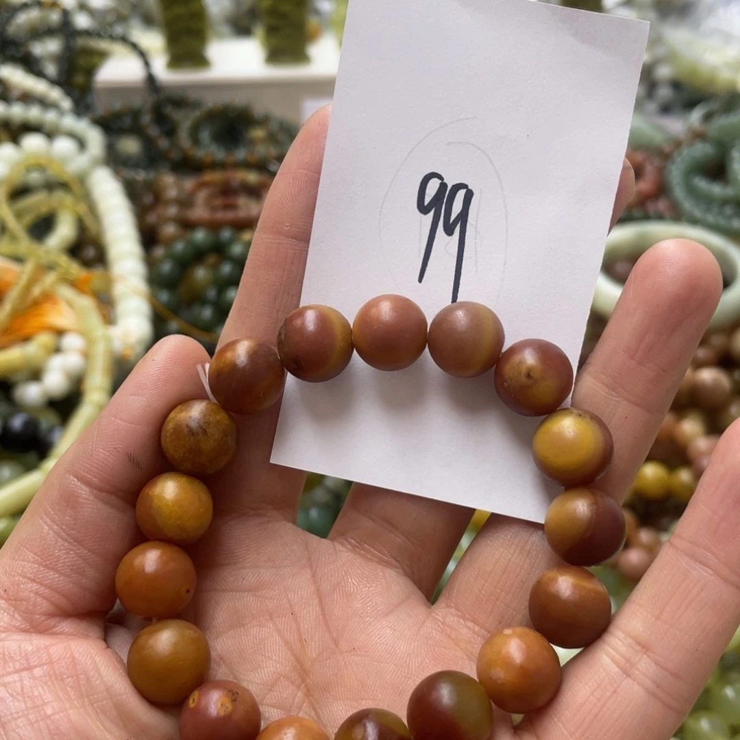 蛇纹石玉手链未镶嵌