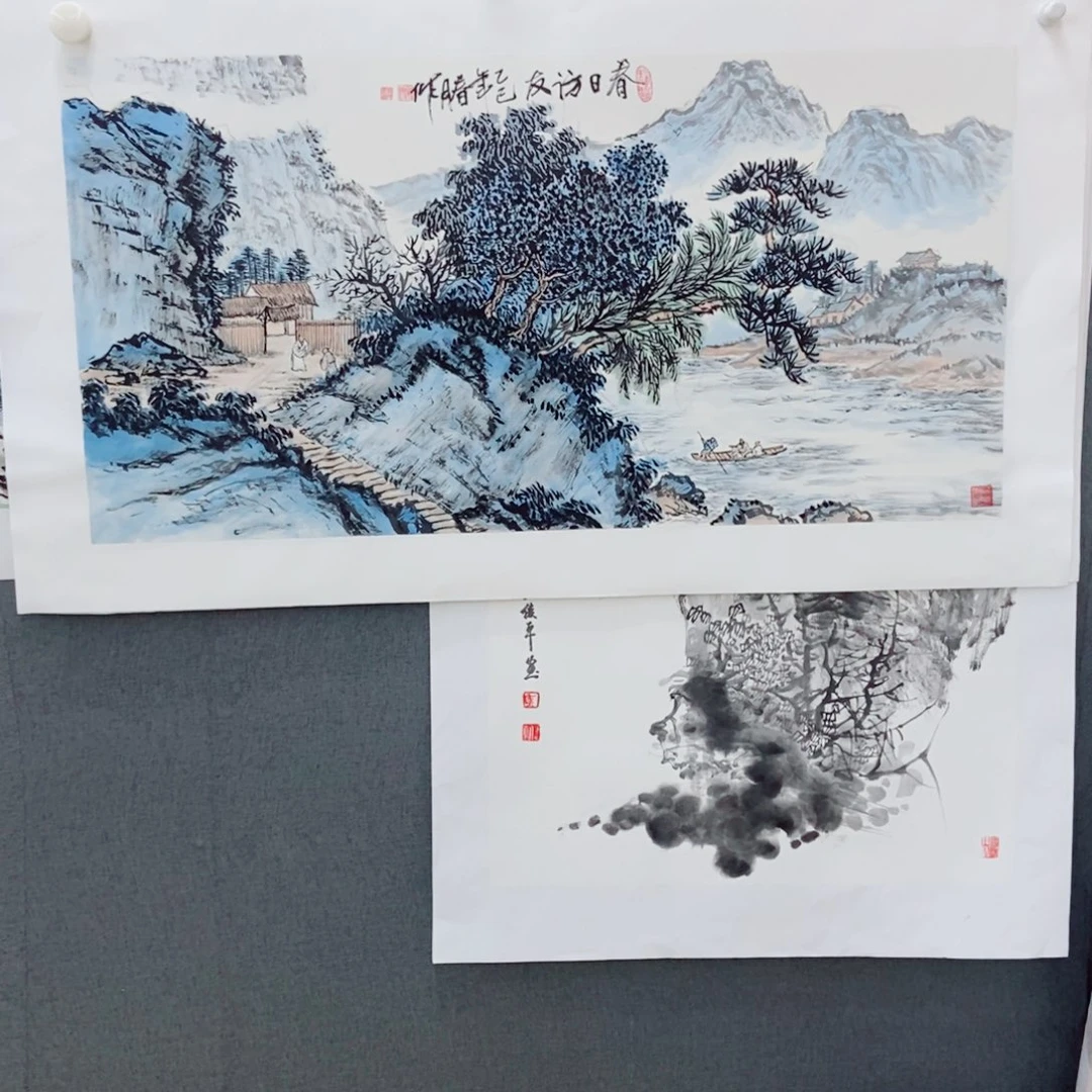 流***春国画手写手绘国画82