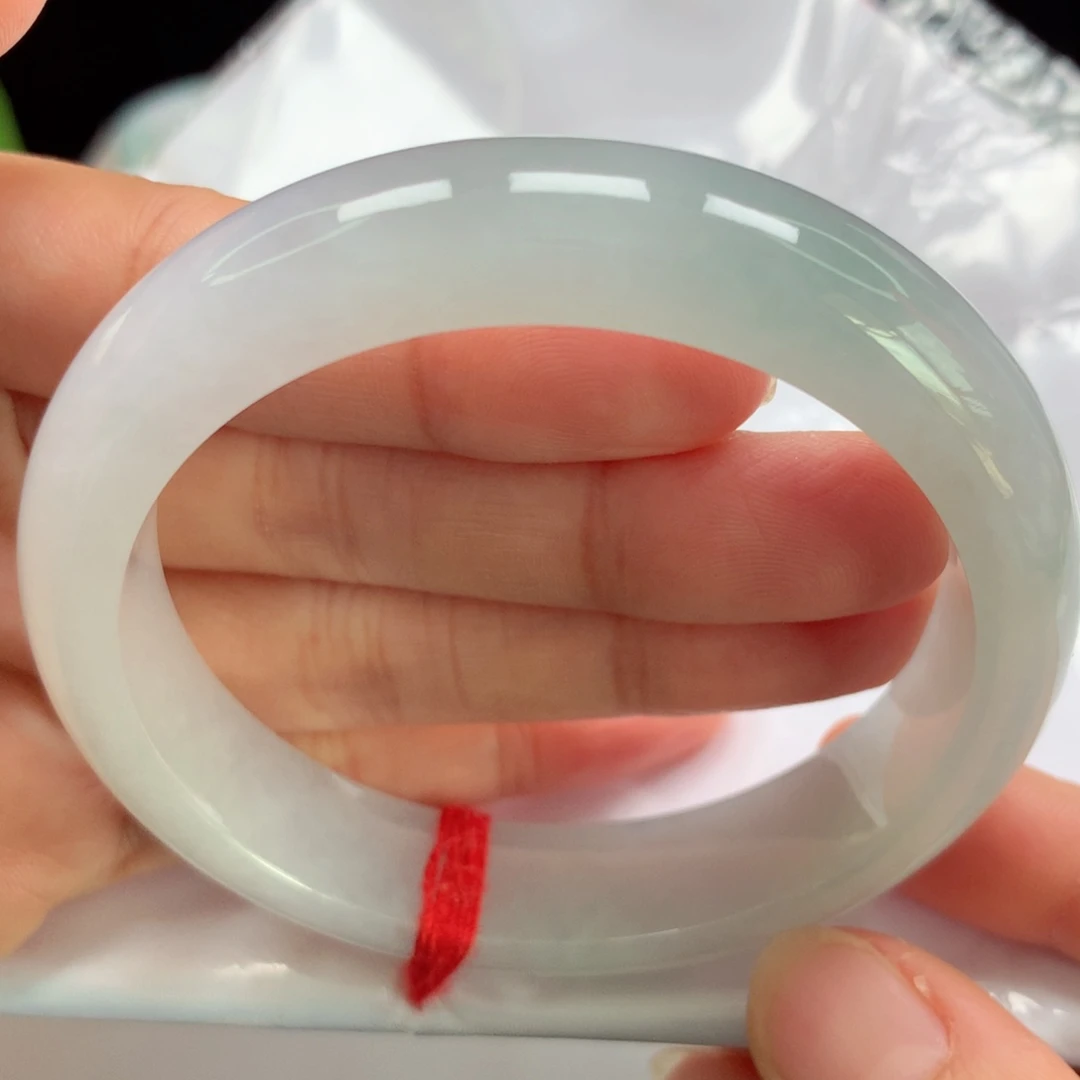 翡翠未镶嵌手镯冰底渐变色强推