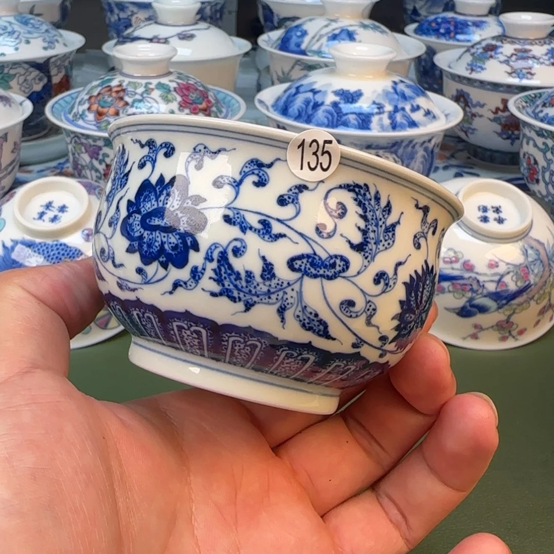 彦祖纯手工手绘茶具135