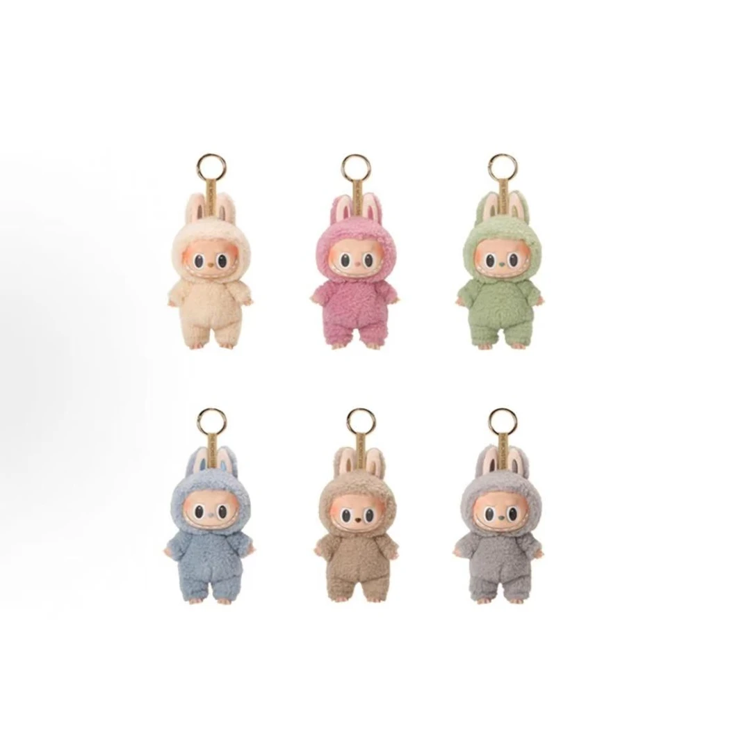 【代拆】马卡龙风格 搪胶脸盲盒 毛绒玩具挂件