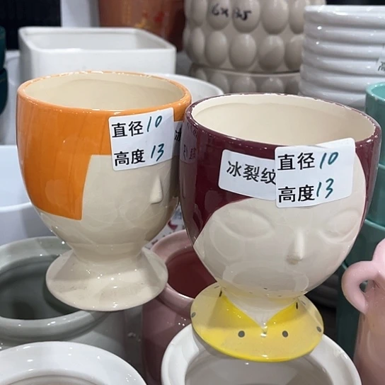 多肉绿植陶瓷花盆9.9包邮